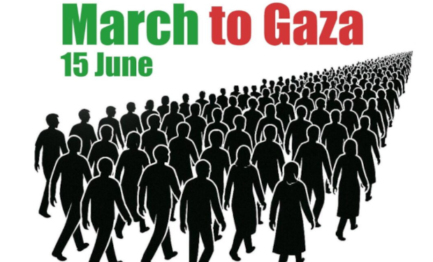 Marcia globale a Gaza: si parte dal Cairo il 13 giugno